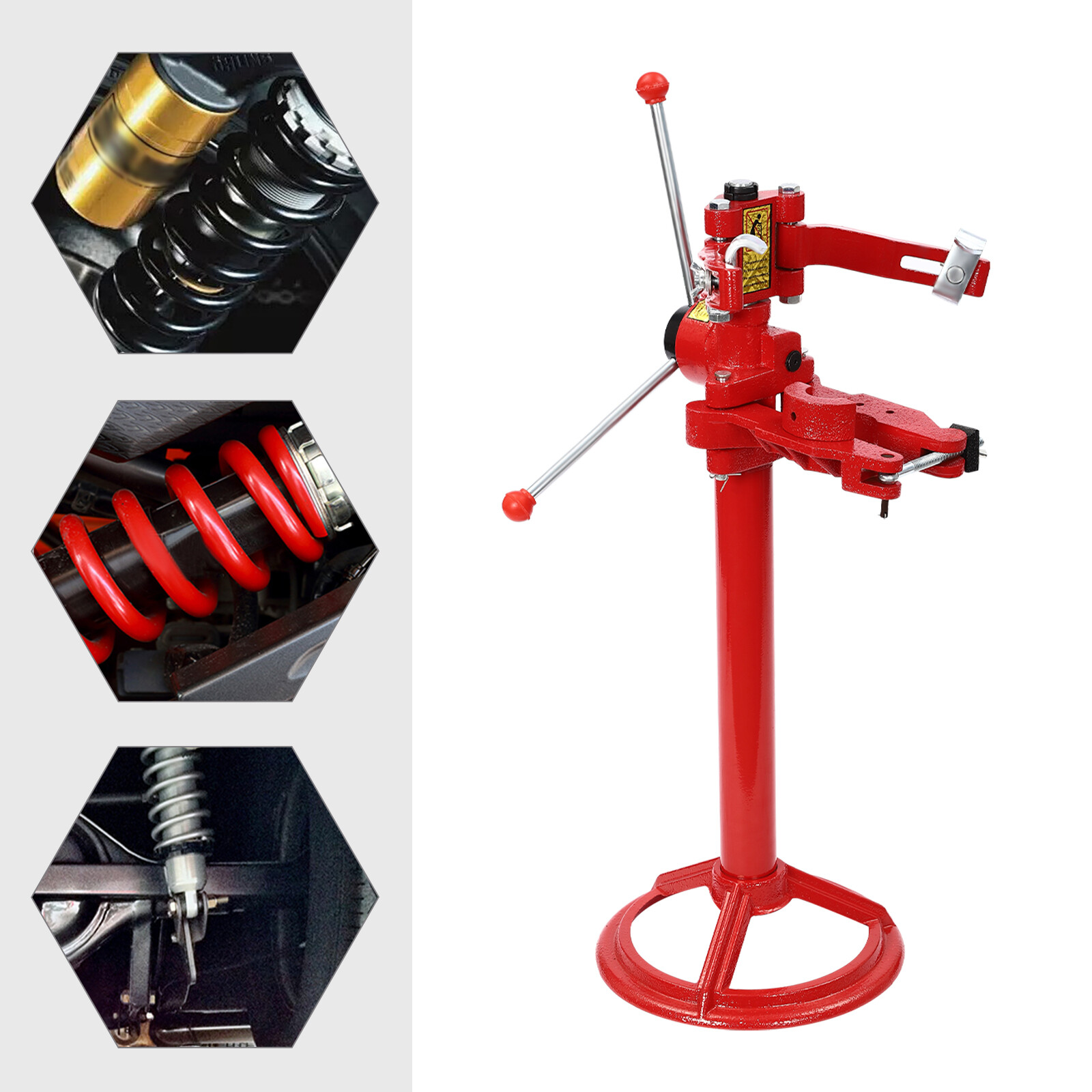 2200lbs Vehicle Auto Spring Compressor Hand Operate Strut Spring Removal Tool