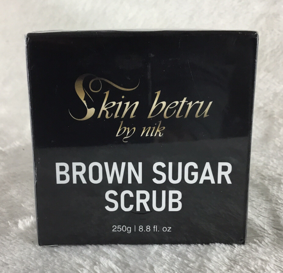 Skin Betru By Nik Brown Sugar Scrub 8.8 fl. oz New!