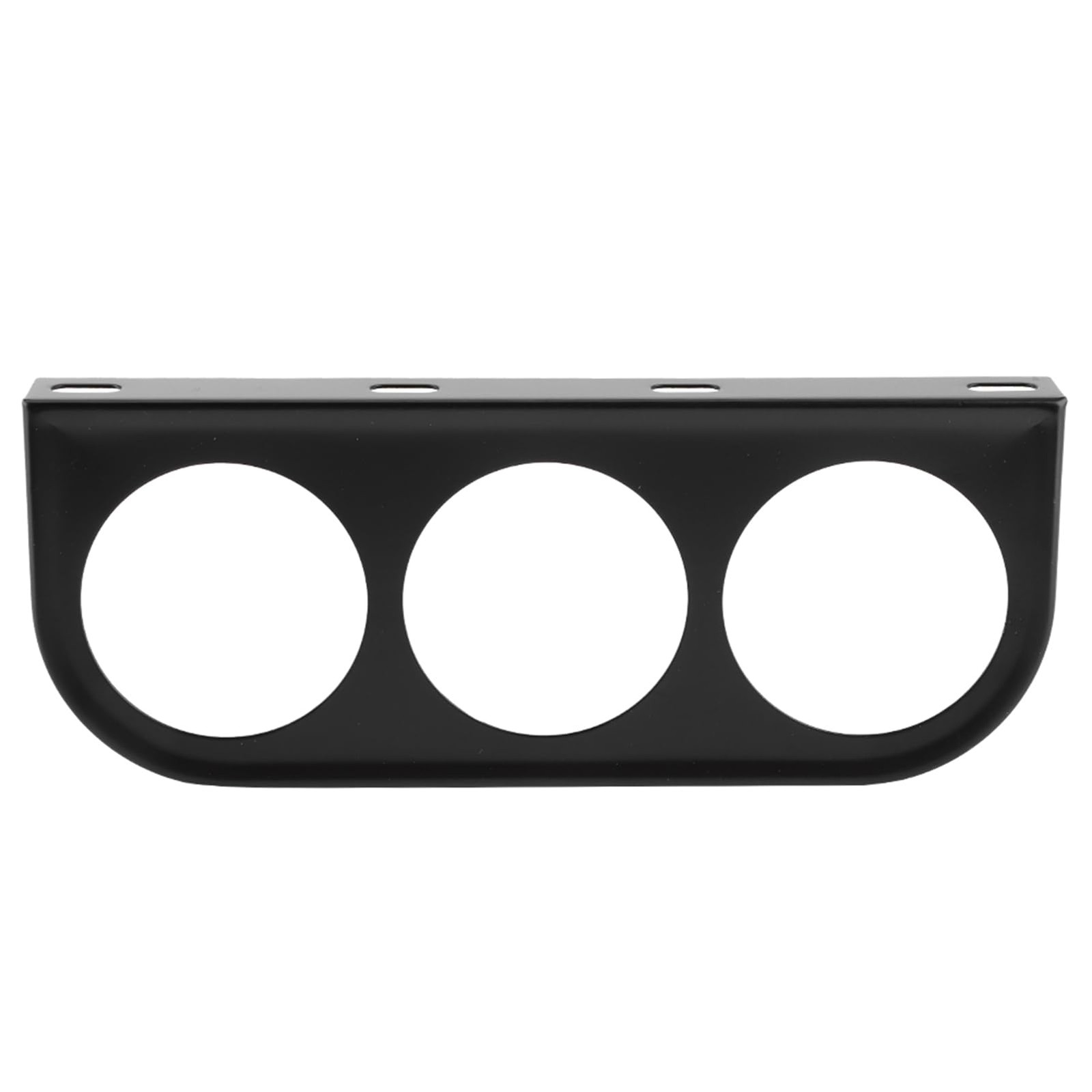 Gauge Bracket 2 Inch Holder 3 Hole Mounting Panel Black Iron Plate Triple