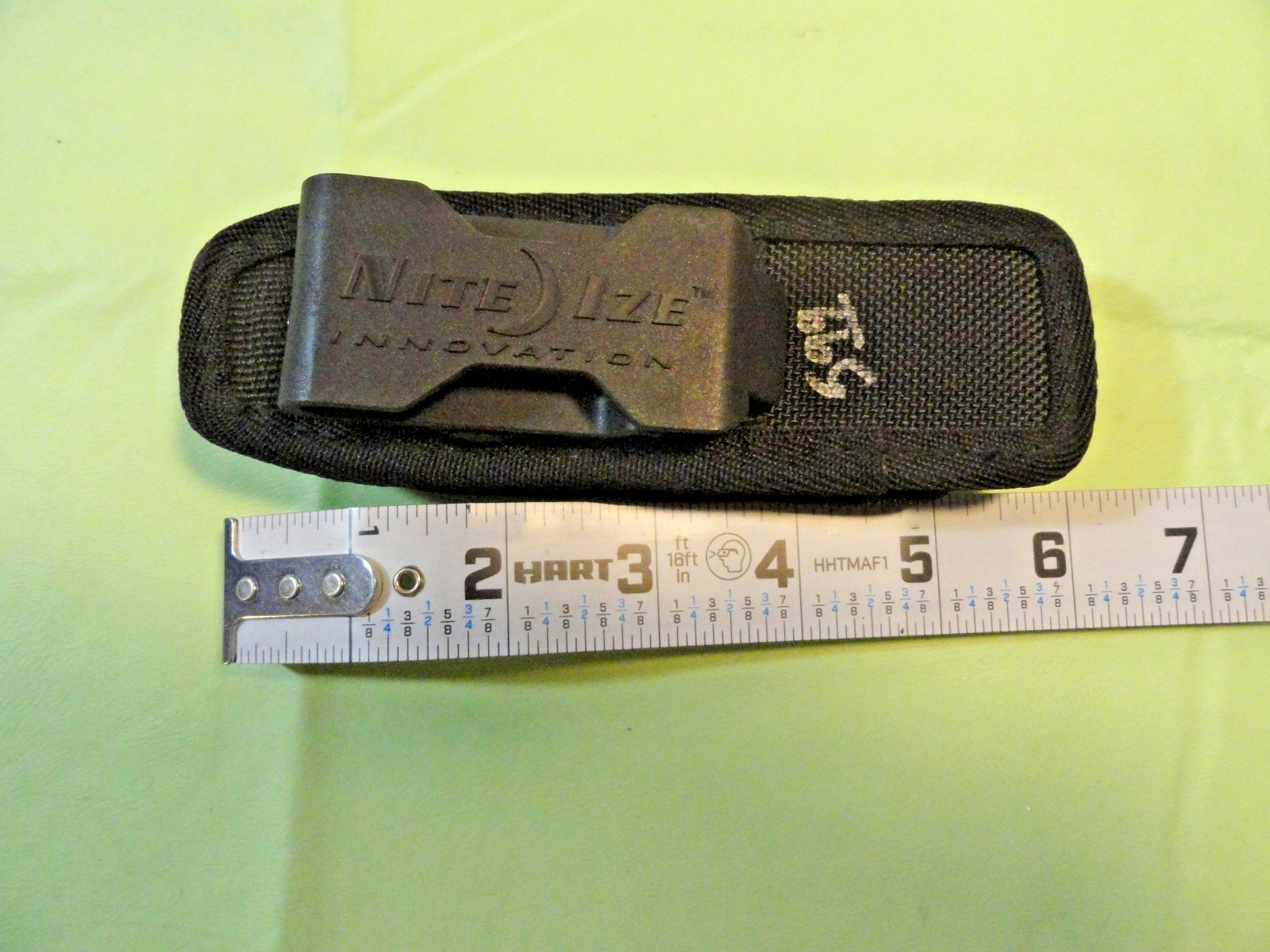 NIGHT IZE TACTICAL FLASHLIGHT HOLDER CASE SERVICE DUTY POUCH BLACK