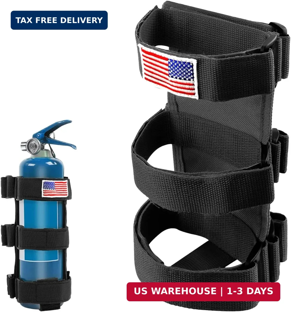 Fire Extinguisher Holder Adjustable Roll Bar Mount Bracket for Car Truck