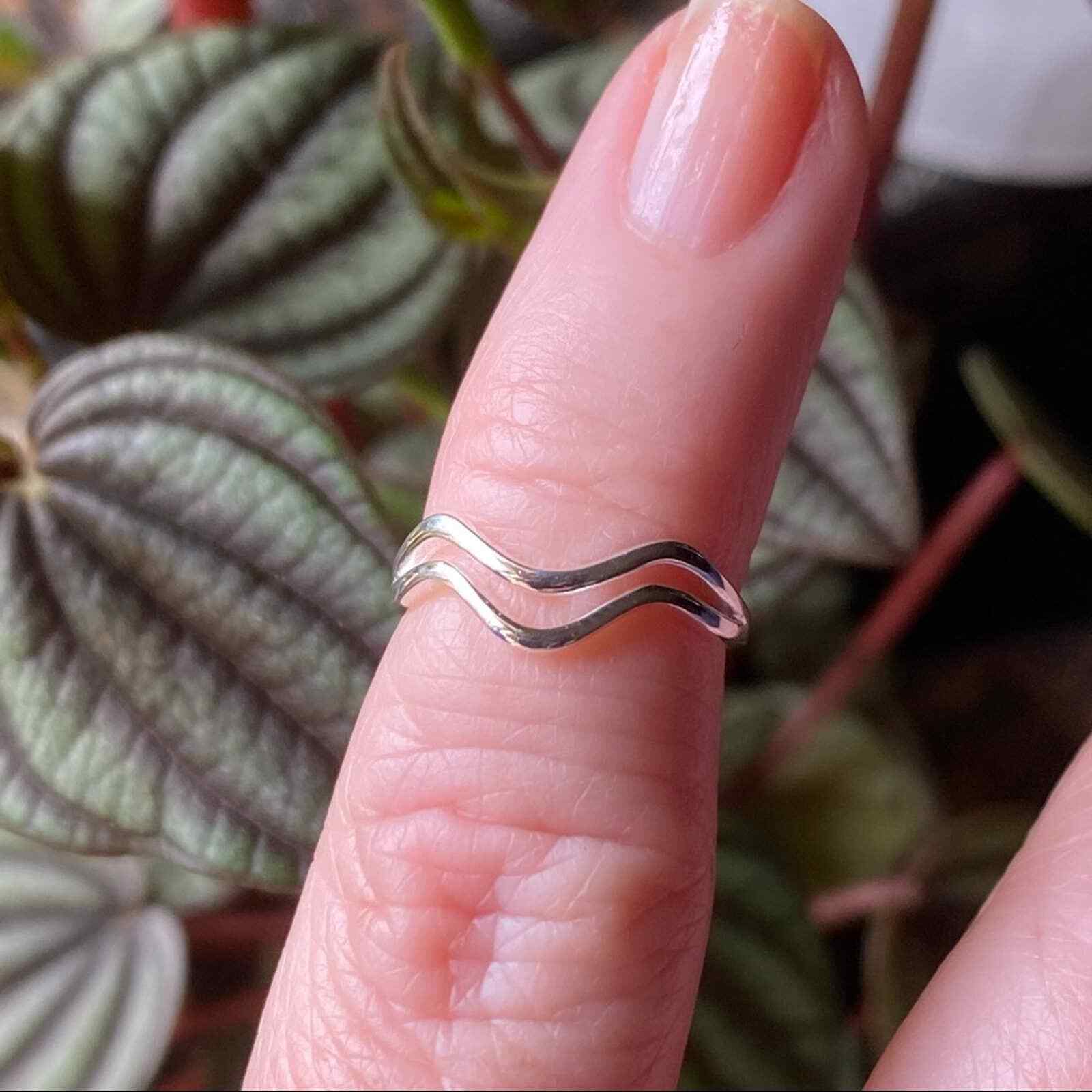 Aquarius Sterling Silver Toe Ring