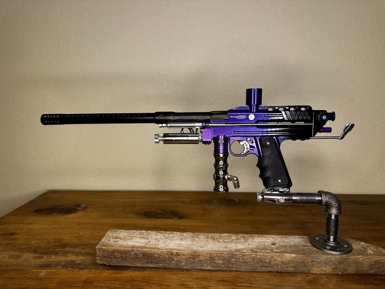 Shocktech Autococker Mechanical Semi-Auto Marker Purple/Black