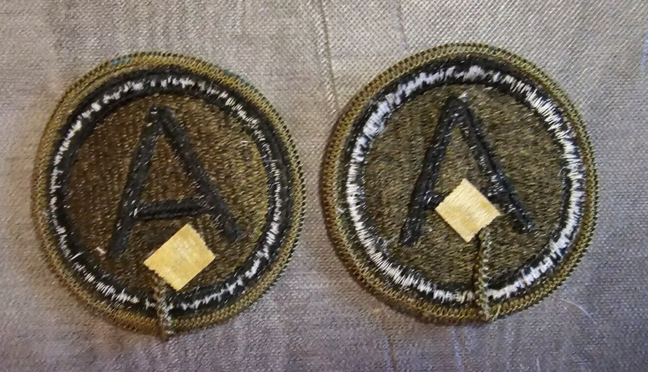 US Military -2 3rd Third Army patches