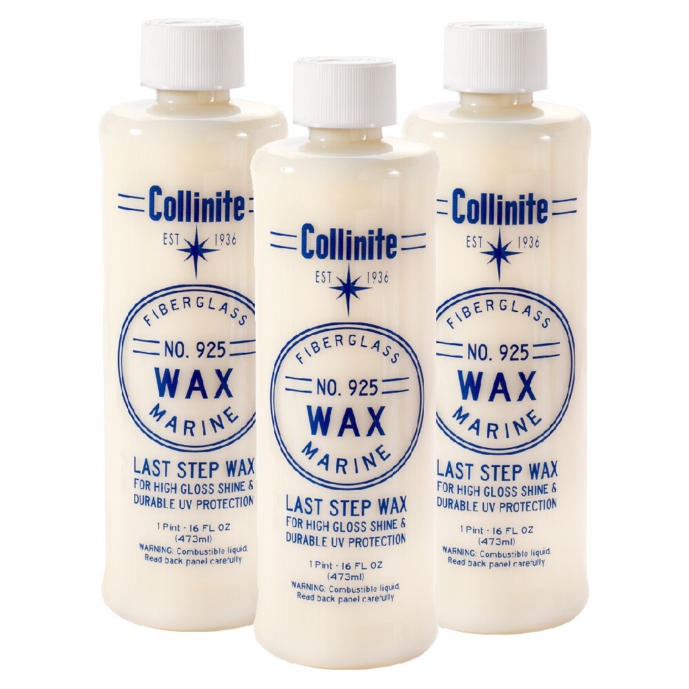 Collinite 925 Fiberglass Marine Wax 3 Pack 16 Fl Oz Each