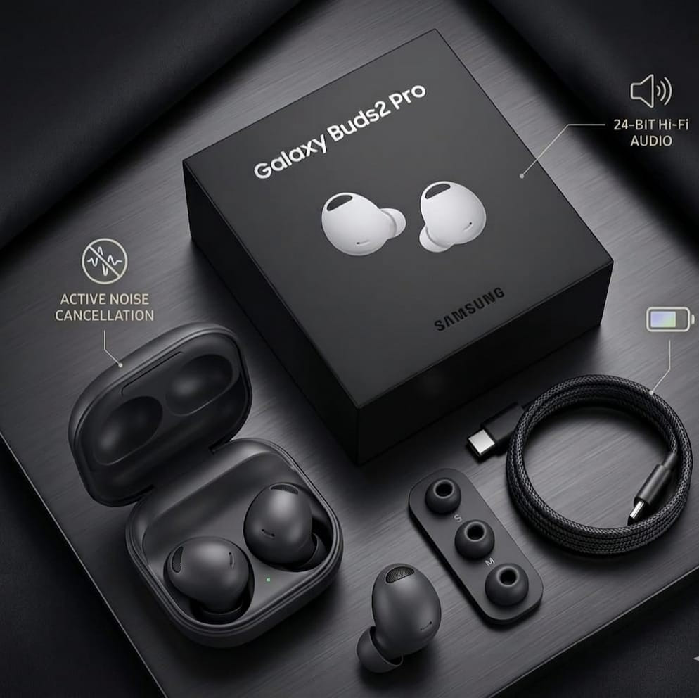 Samsung Galaxy Buds2 Pro Wireless Earbuds - Black - Factory Sealed New