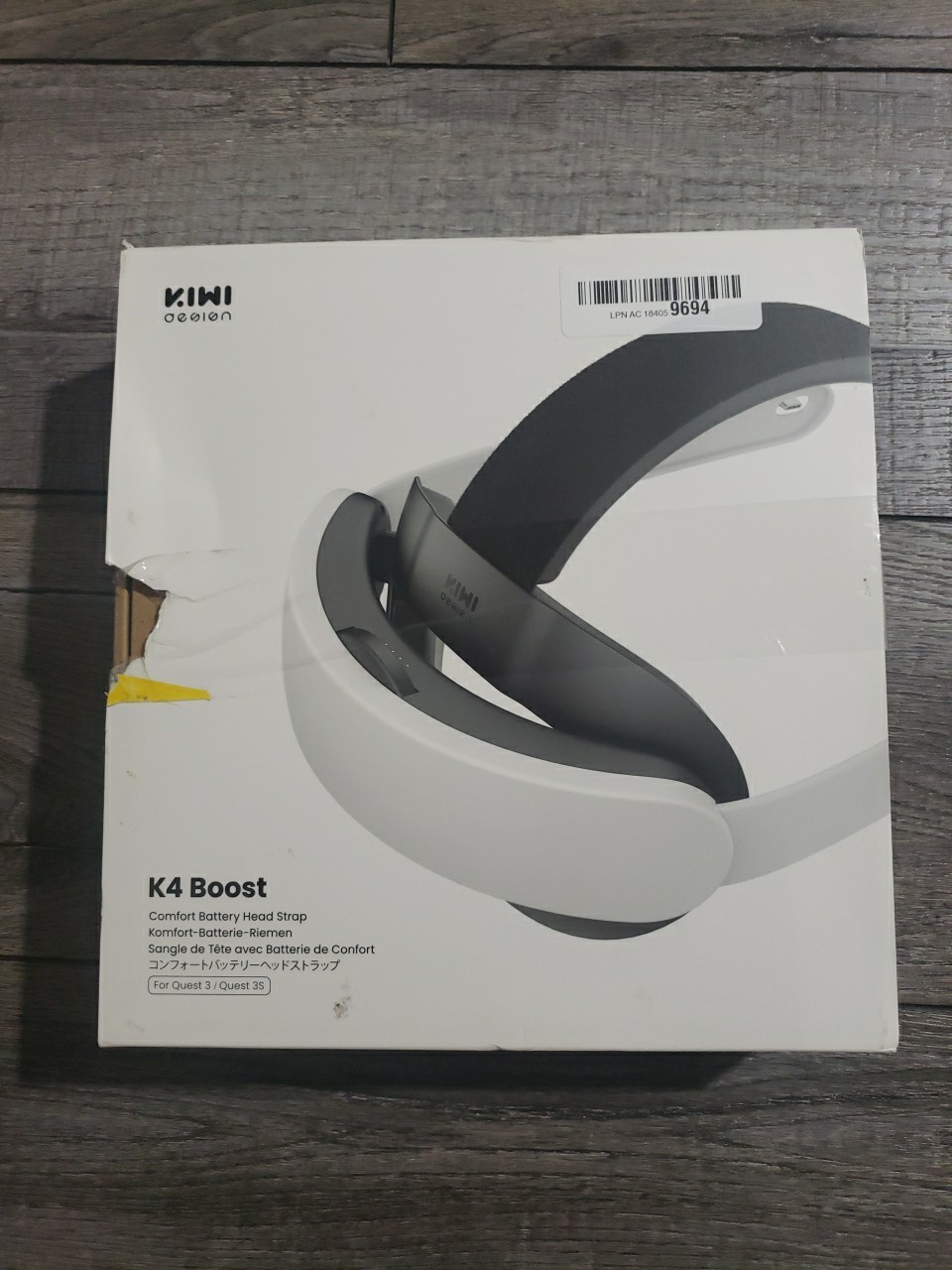 KIWI design K4 Boost Battery Head Strap for Meta Oculus Quest 3/3S,...
