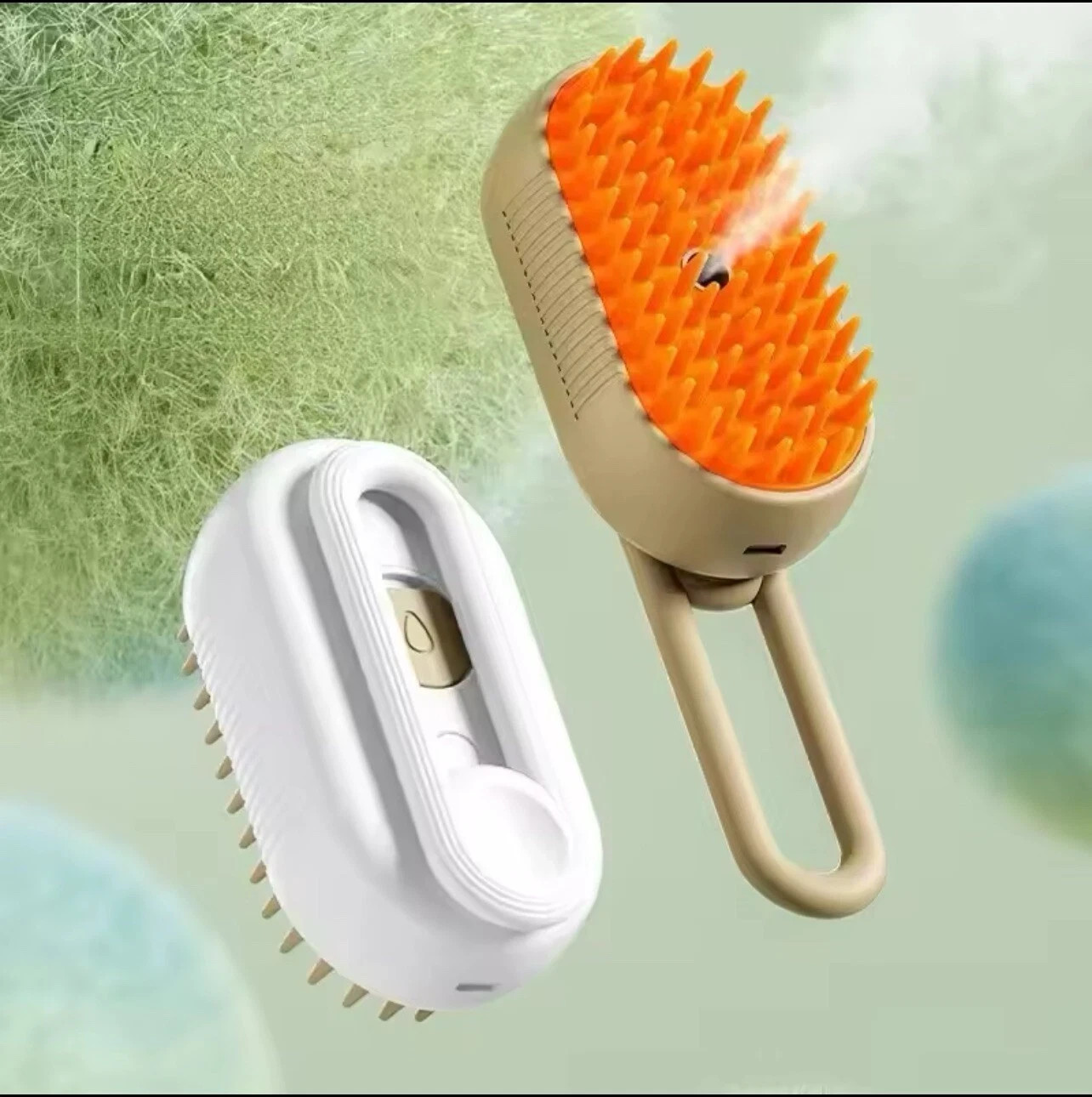 Cat Steam Brush Steamy Dog Brush 3 In 1 Electric Spray Cat Hair Brushes