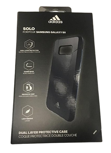 NEW Adidas Solo Case Dual-Layer Protection for Samsung Galaxy S8 Navy