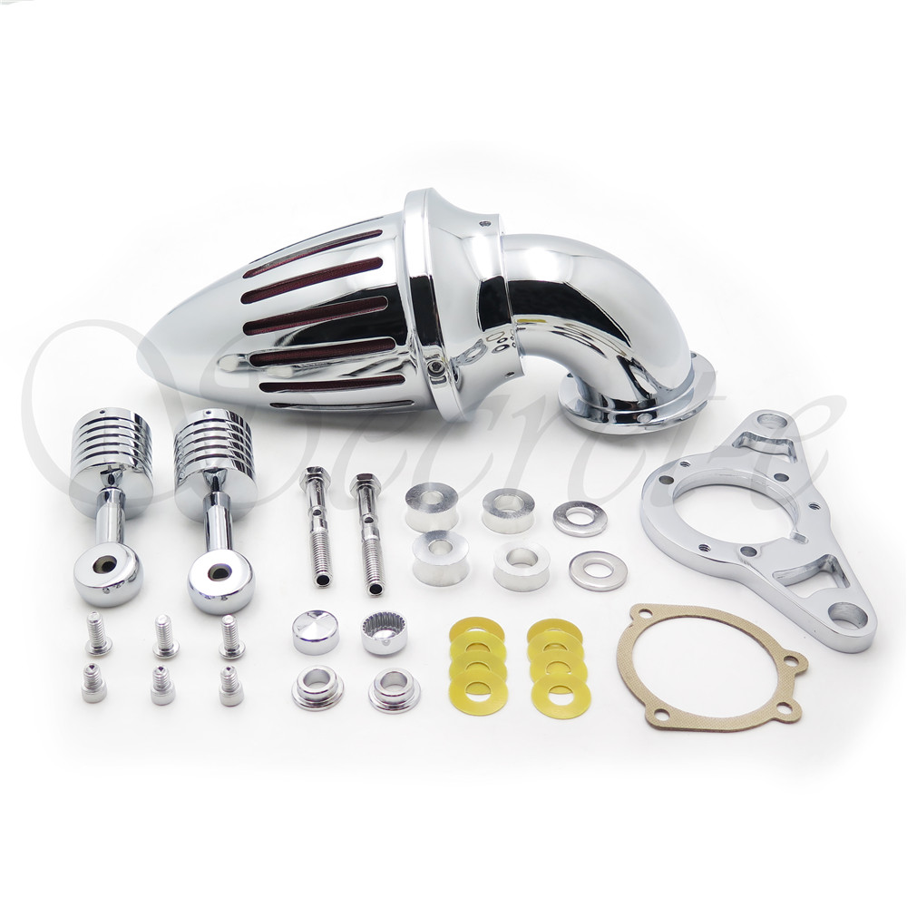 Bullet Air Cleaner Filter For Harley Softail Fat Boy Dyna Street Bob Wide Glide
