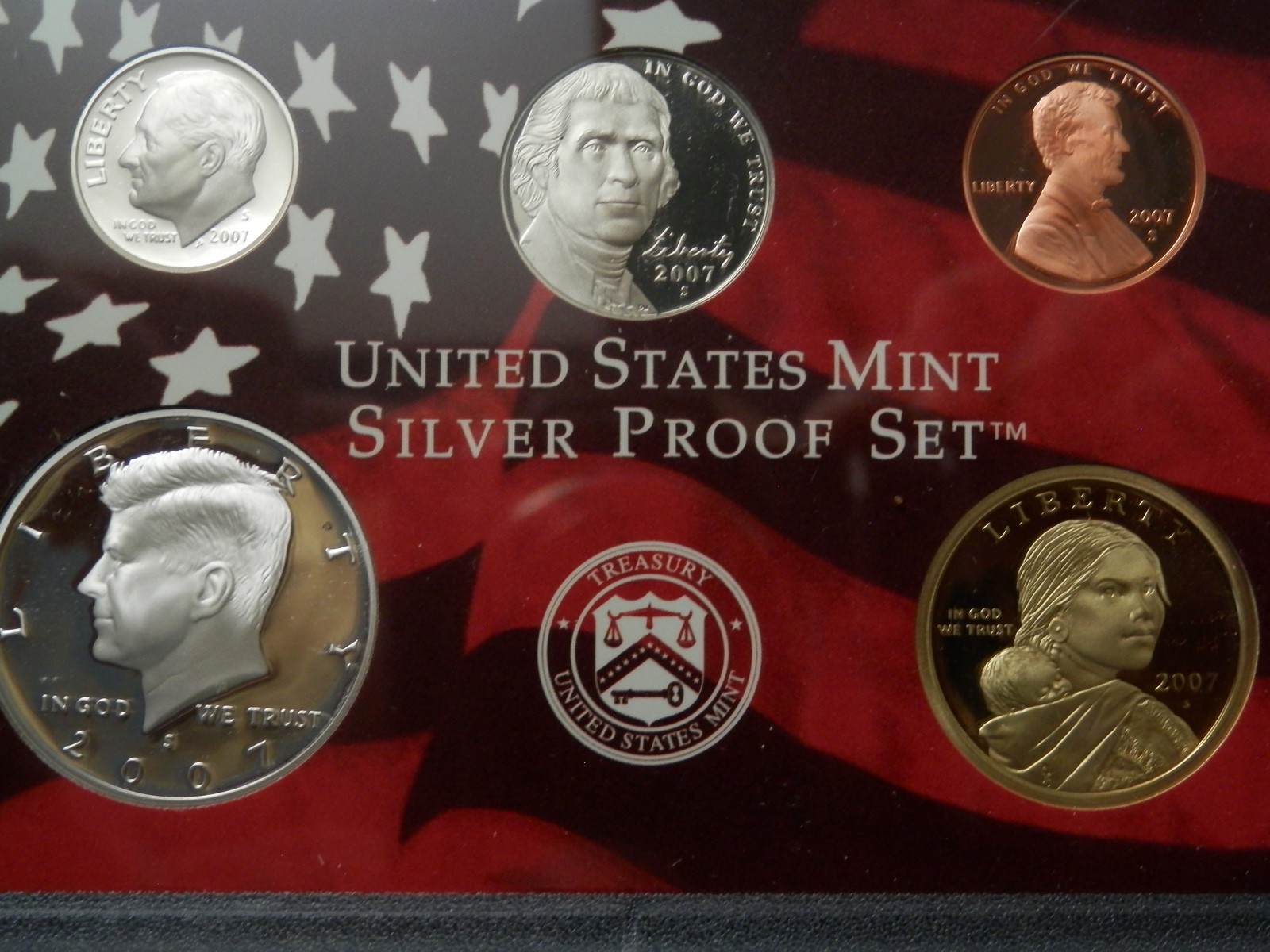 2007 United States Mint Silver Proof Set - Proof Set w/ Box & COA