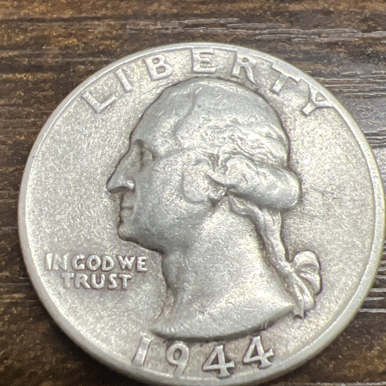 1944 Washington Quarter  Actual Quarter. A Beautiful One