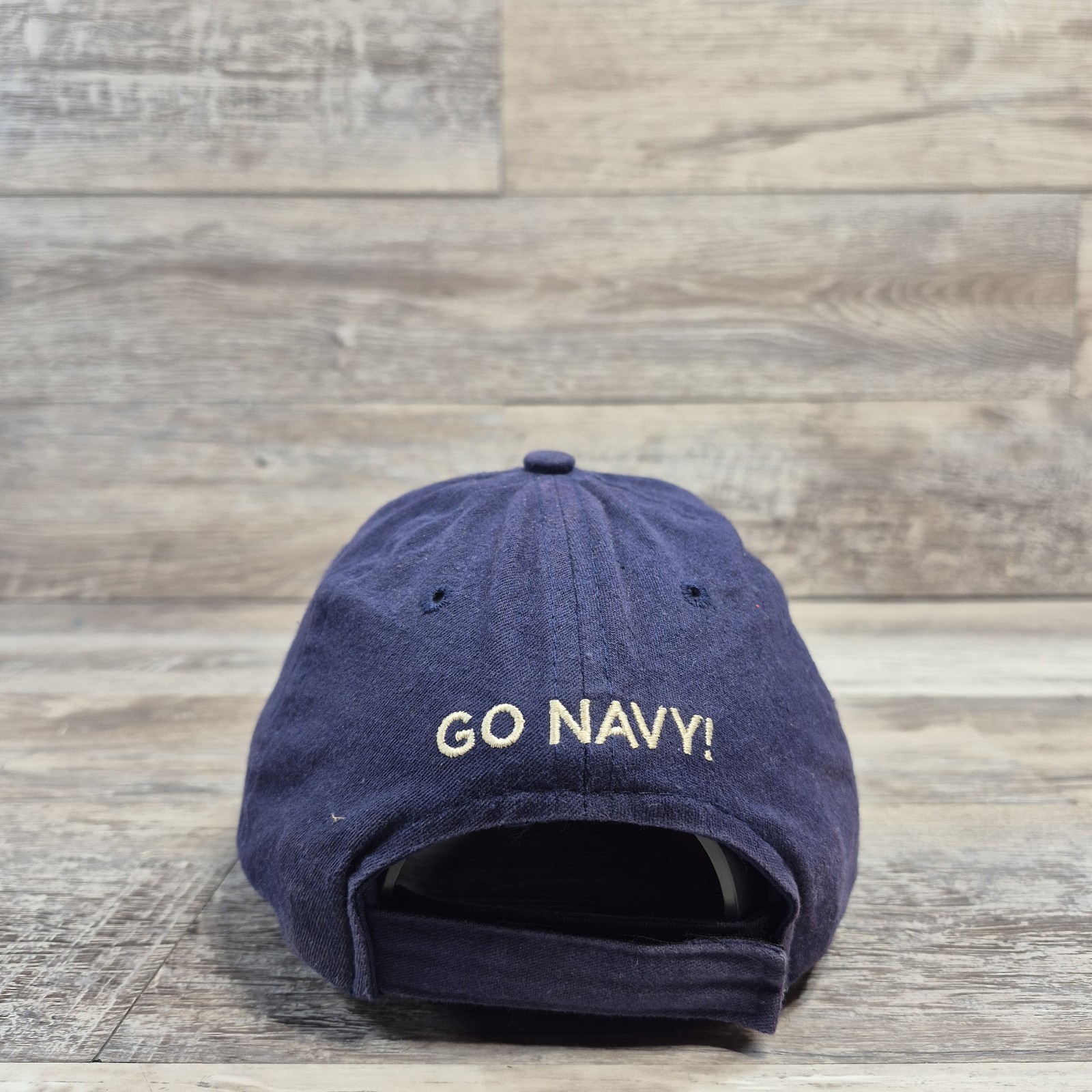 Go Navy! Military Soldiers Hat Cap Blue Adjustable Strapback Adult Mens