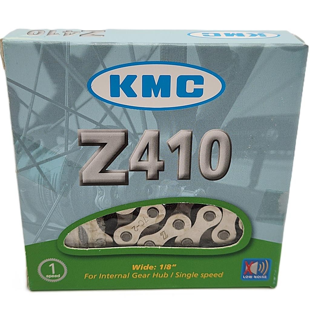 KMC Z410 1/8" Single-Speed Silver/Black 112L Bike Chain Cruiser Fixed