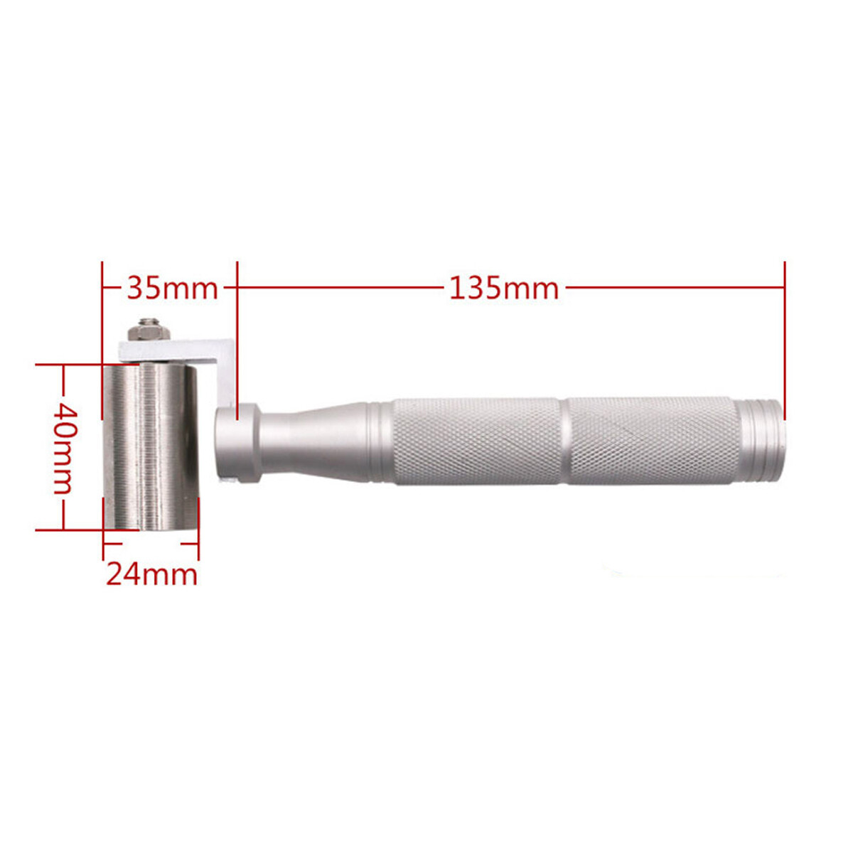 Stainless Steel Wallpaper Seam Roller Home Seamed Wall Paper Hand Smoothing Tool