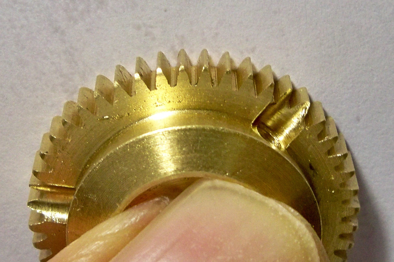 Brass Gears for the HP 8640B Signal Generator