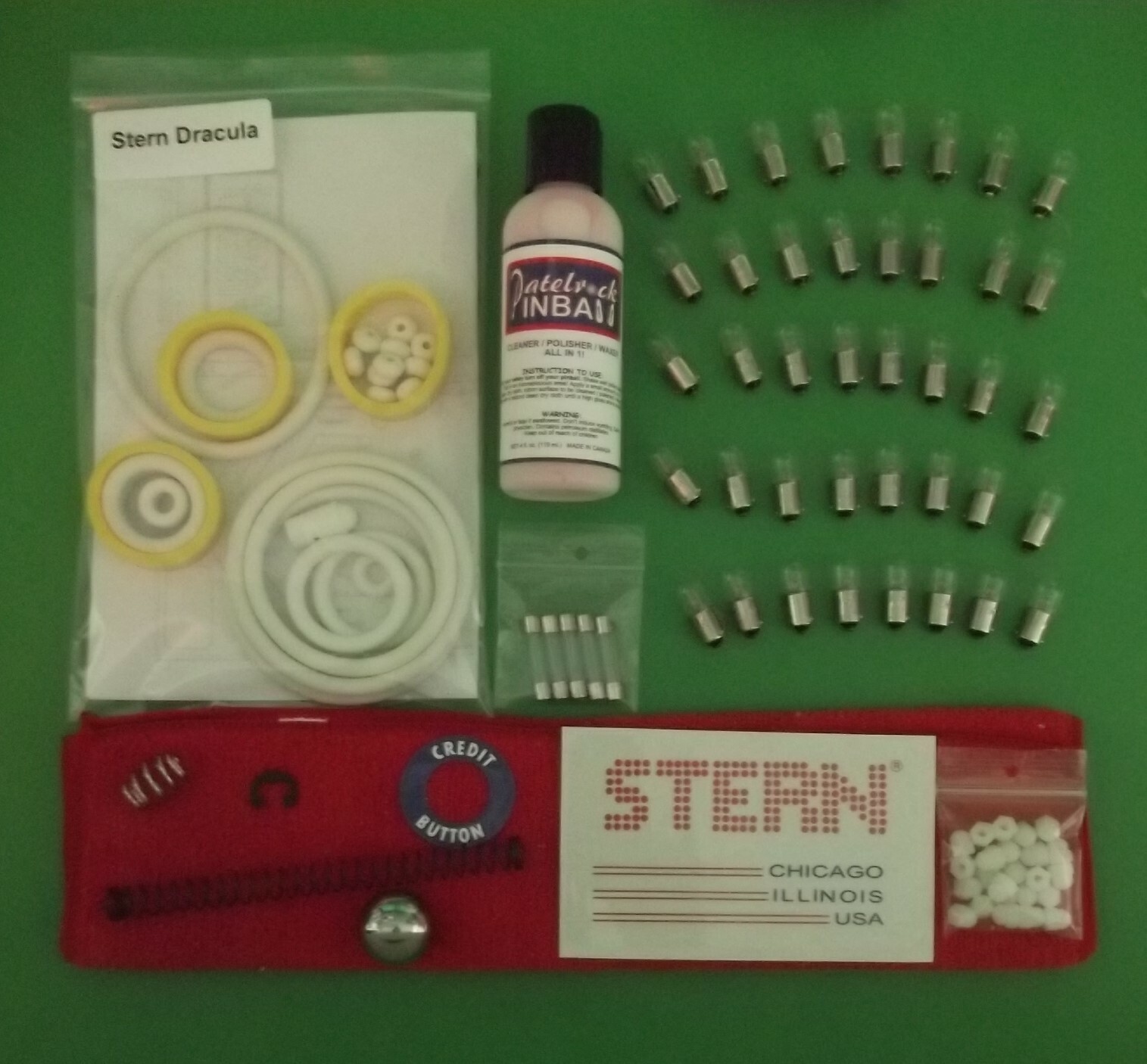 1979 Stern Dracula Pinball Machine Maintenance Super Kit