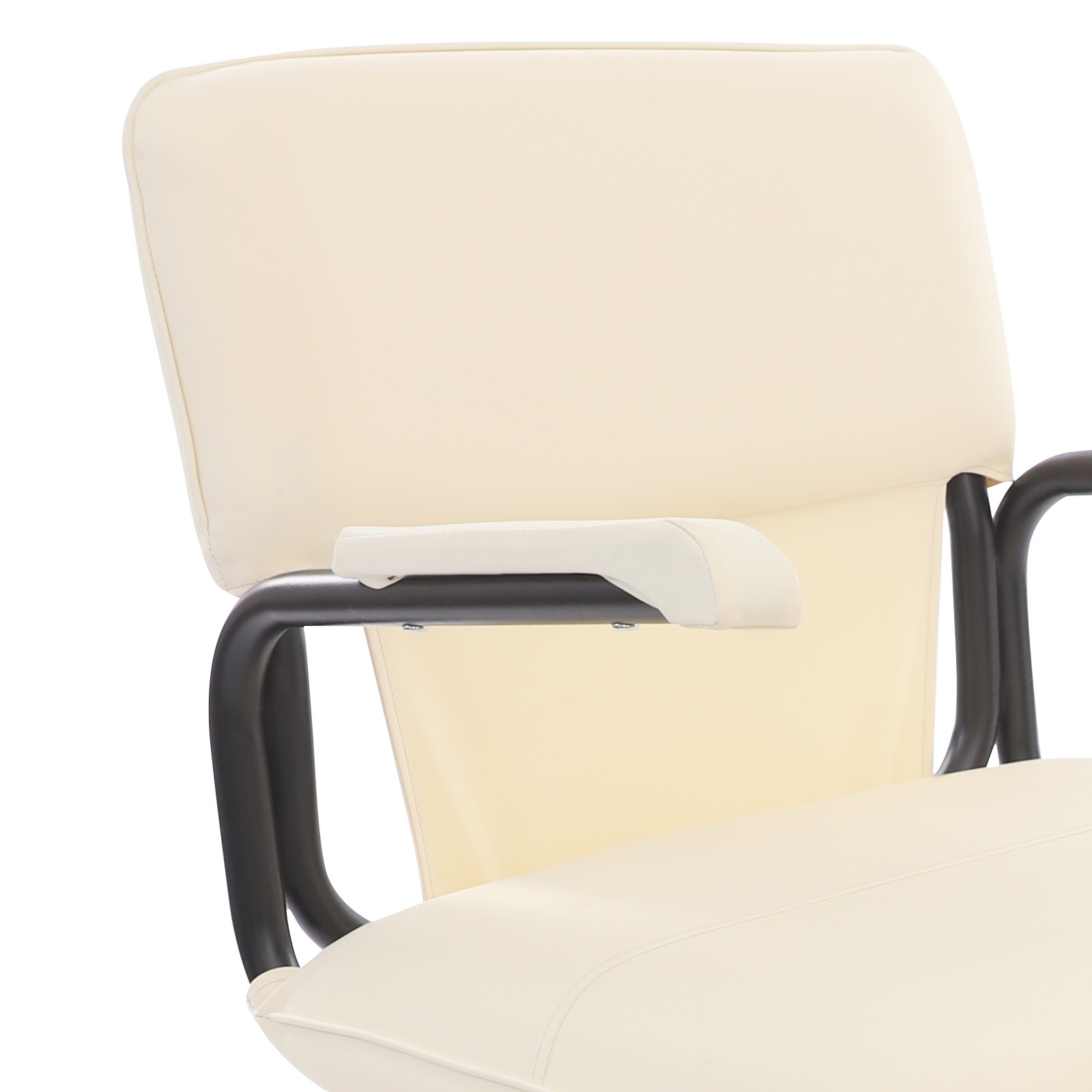 Salon Styling Chair, 360° Swivel Barber Chair, Adjustable Beauty Chair -white