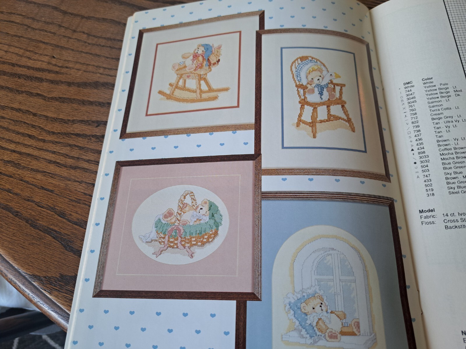 Priscilla's Precious Bears Cross Stitch Pattern Book No. 66