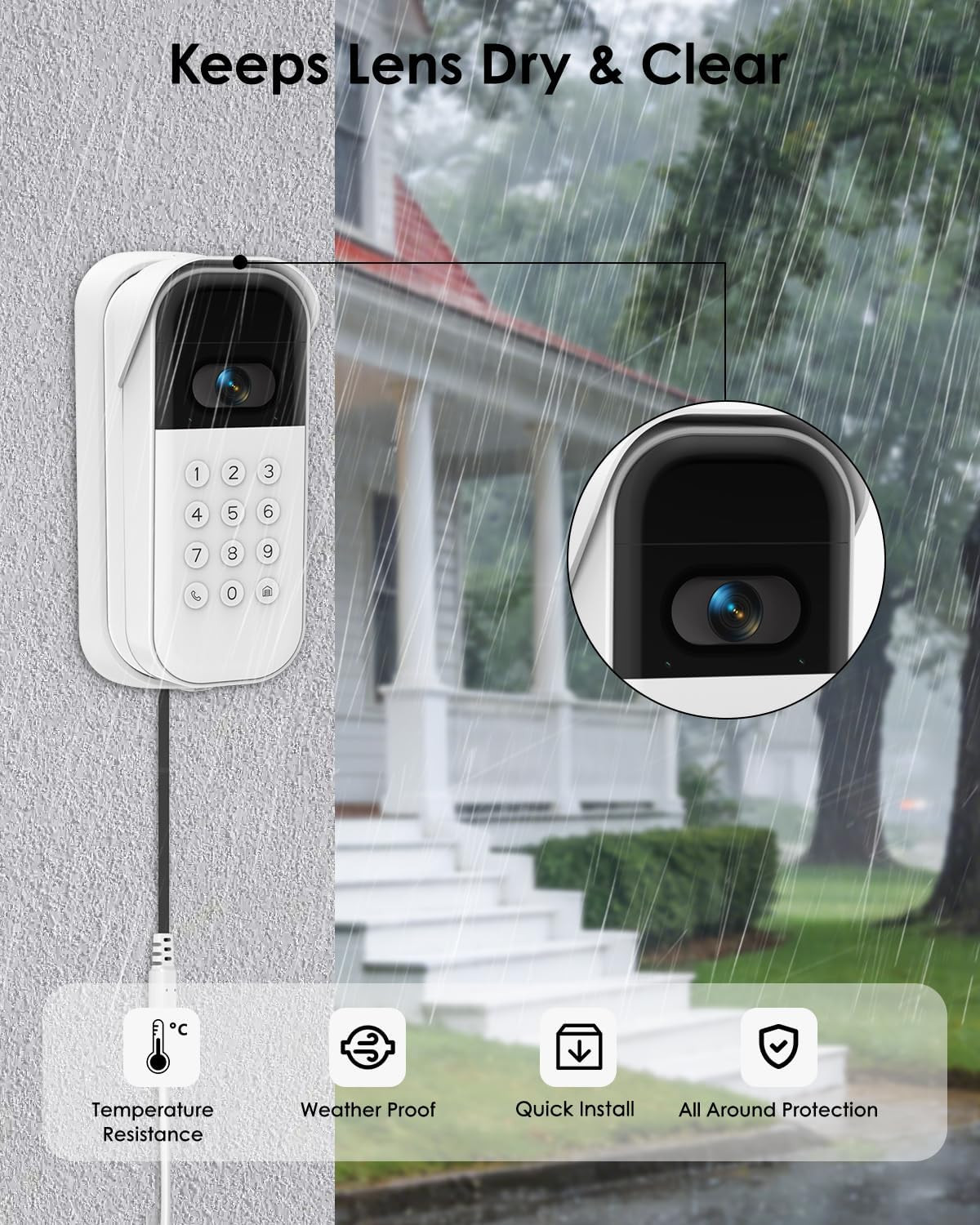 MyQ Smart Garage Keypad Power Adapter Kit with Adjustable Mounting Bracket