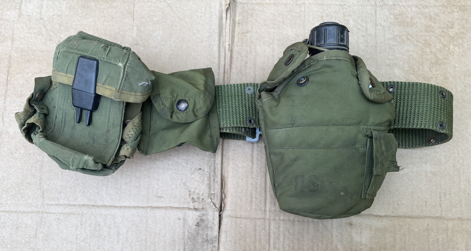 US Military LC-2 ALICE Gear Belt Canteen Ammo Pouches