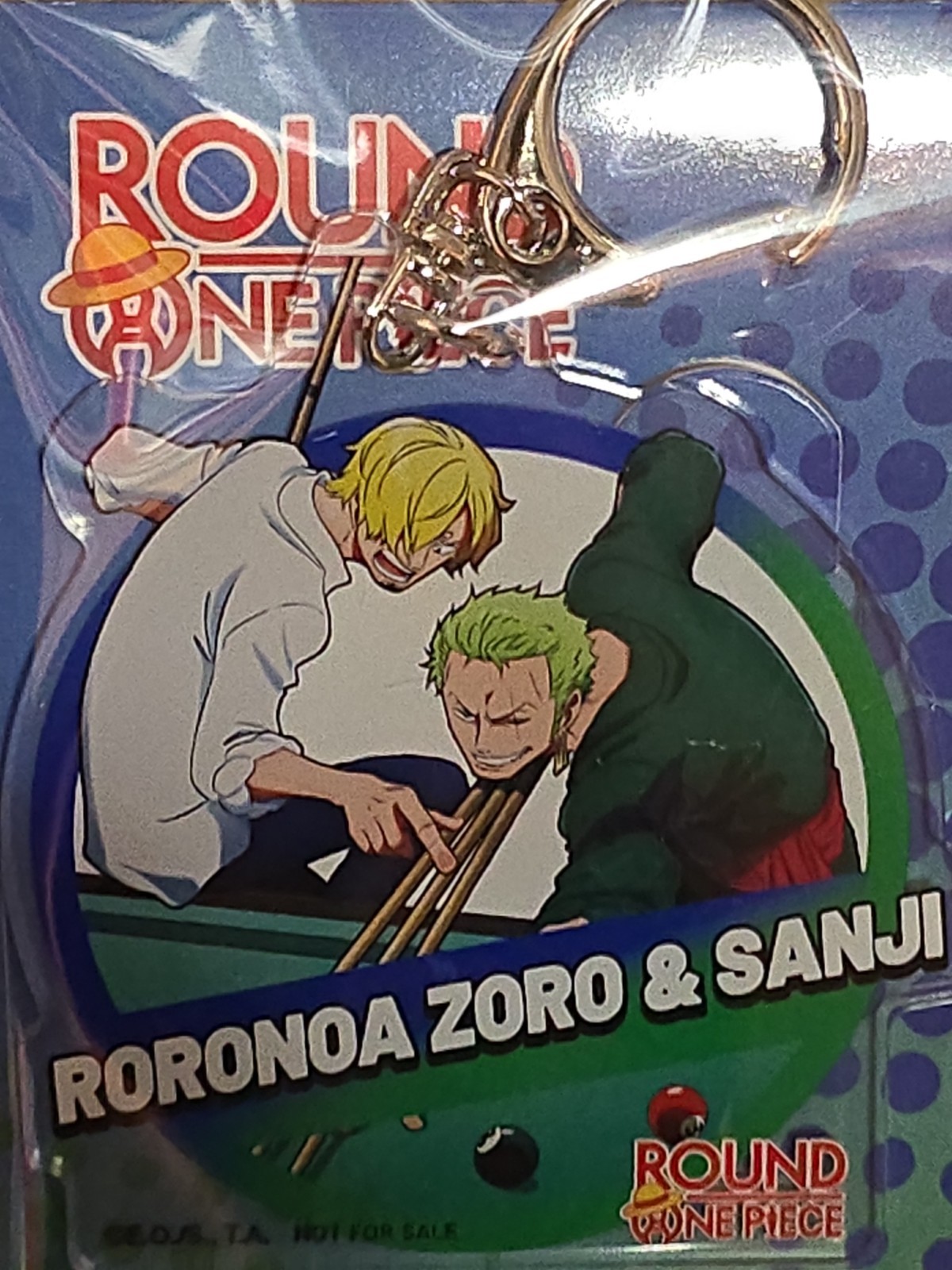 One Piece X Round 1 Collab - Keychain - Zoro & Sanji