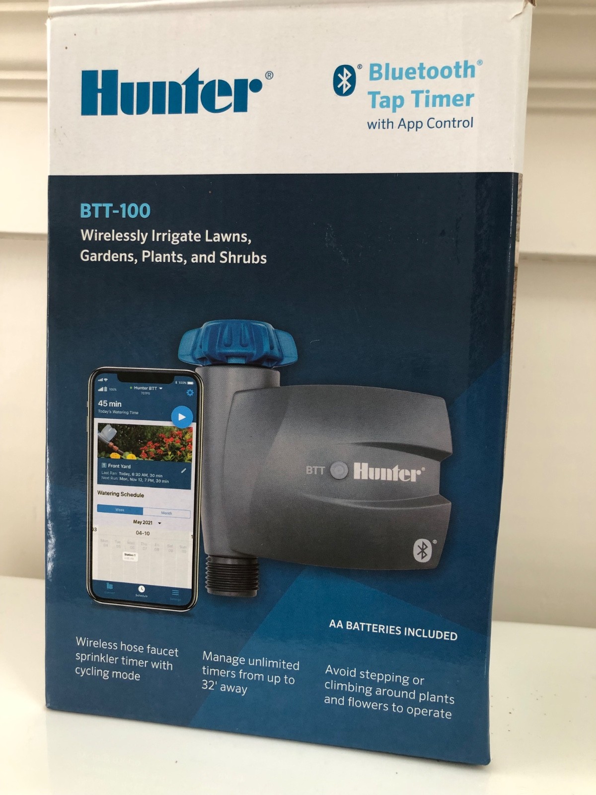 Hunter BTT-100 Single Station Battery Operated Timer Bluetooth App Control