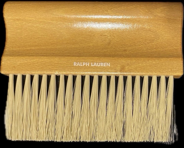 Ralph Lauren 7” Weaver Brush Wood Handle Indigo Denim & Bright Canvas Techniques