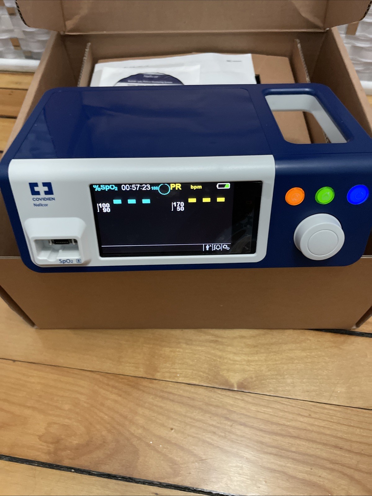 Covidien Nellcore Bedside SpO2 Patient Monitoring System 10005941.