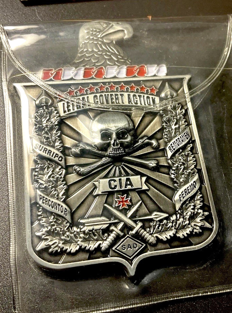 Covert HUMINT Operations CIA Special OPS Clandestine Paramilitary Challenge Coin