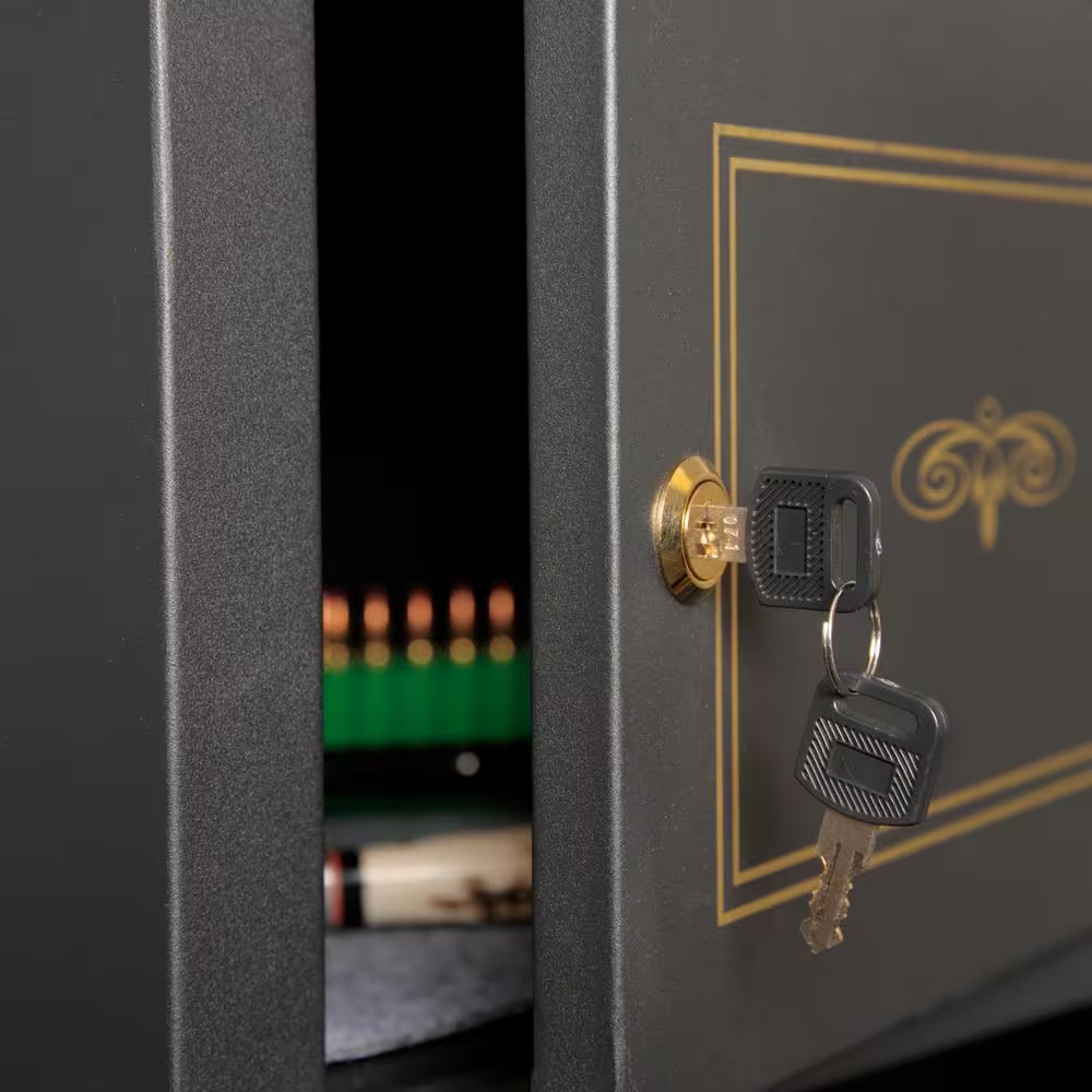 5-Gun Locking Metal Security Cabinet