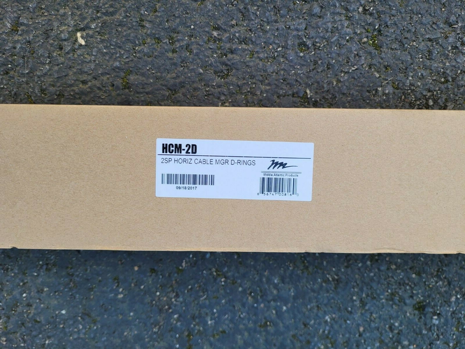 BRAND NEW SEALED - Middle Atlantic HCM-2D 2SP Horizontal Cable Management D-Bin