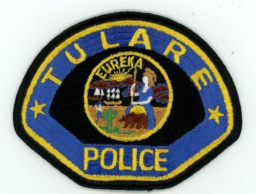 CALIFORNIA CA TULARE POLICE NICE SHOULDER PATCH SHERIFF