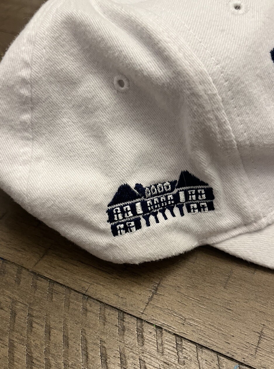 Vintage Chateau Elan Golf Club White Hat Cap With Strap And Buckle