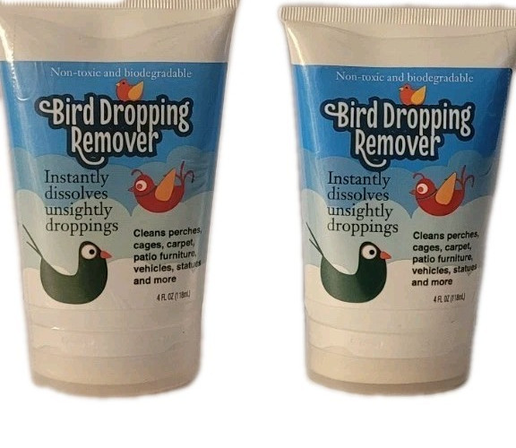 4 Oz Bird Dropping Remover, Bird Dropping Remover, 2 Pack