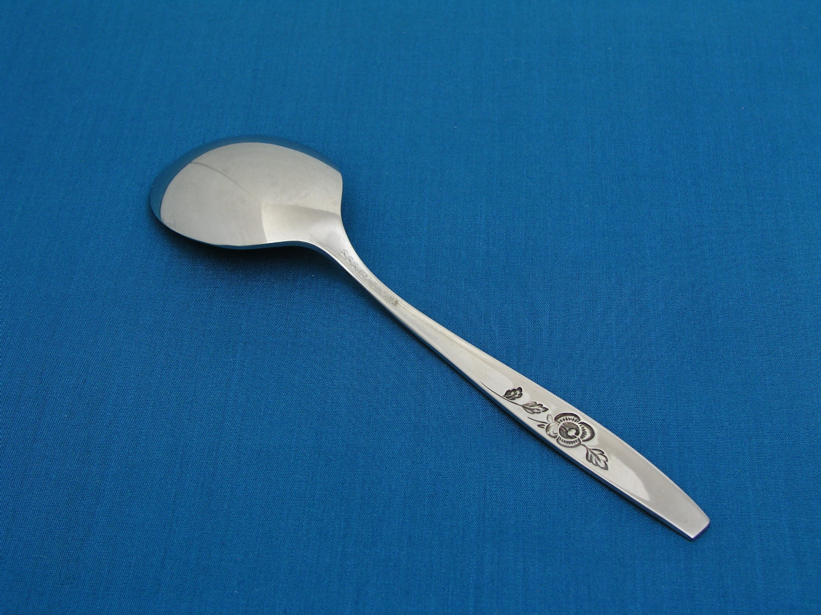 S.S.S. ONEIDA - OUR ROSE - 6" SUGAR SPOON - EXCELLENT