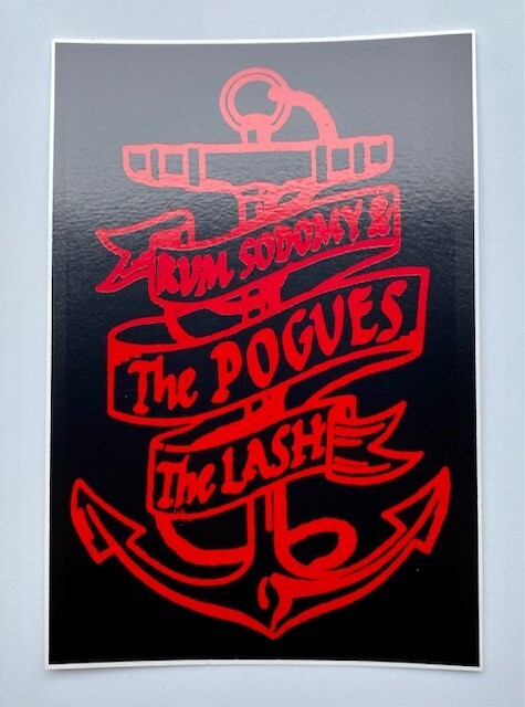The Pogues Sticker Vinyl Decal Car Bumper Punk Rock 4" X 6" (398)