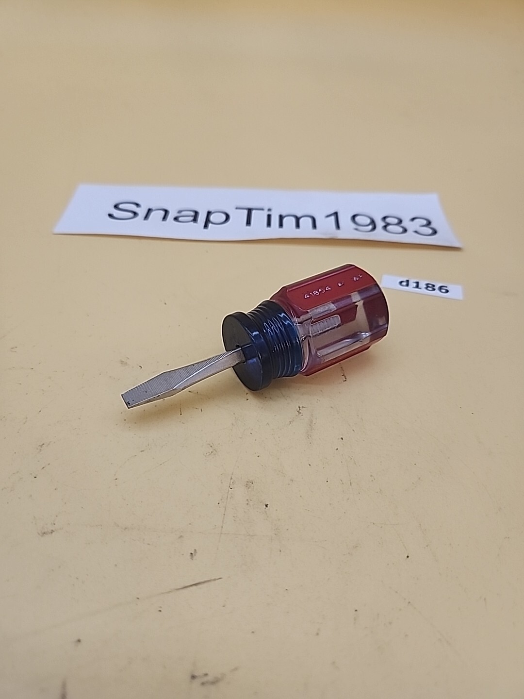 Craftsman Tools Stubby Screwdriver 41854 U WF 3/16” USA
