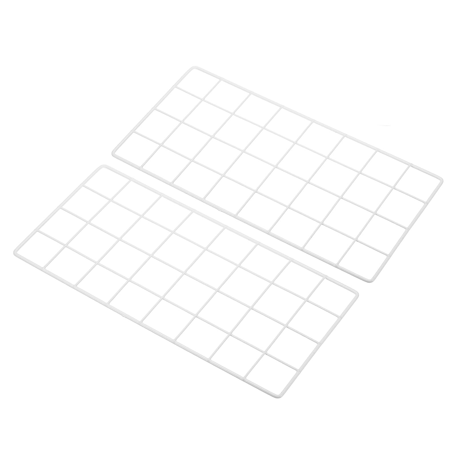 16"x8" Wire Grid Panel, 2 Pack Board Photo Pictures Memo Display Grid Panels ...