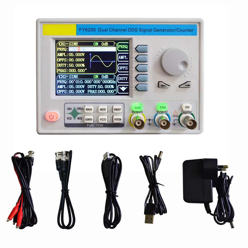 For FY6200 Dual-Channel DDS Function/Arbitrary Waveform Signal Generator
