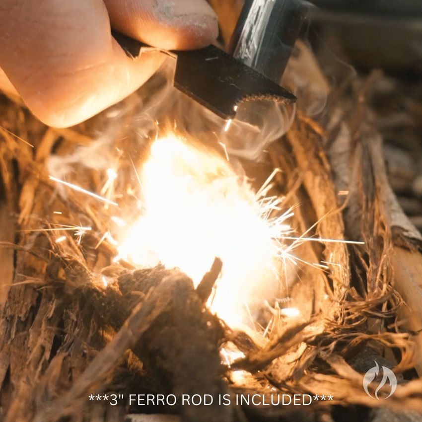 Sophos Survival Hell's Fire Fire Starting Kit Clay Striker Waterproof Windproof
