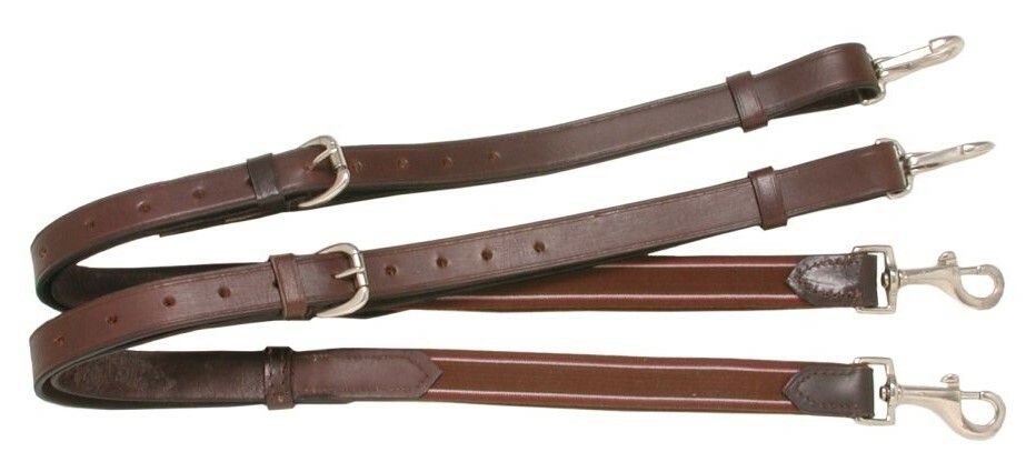 Side Reins - Performers 1st Choice - Leather with Elastic Ends