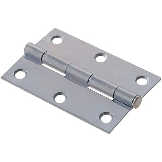 Hillman 3 in. Light Narrow Hinge - Removable Pin - Zinc-Plated