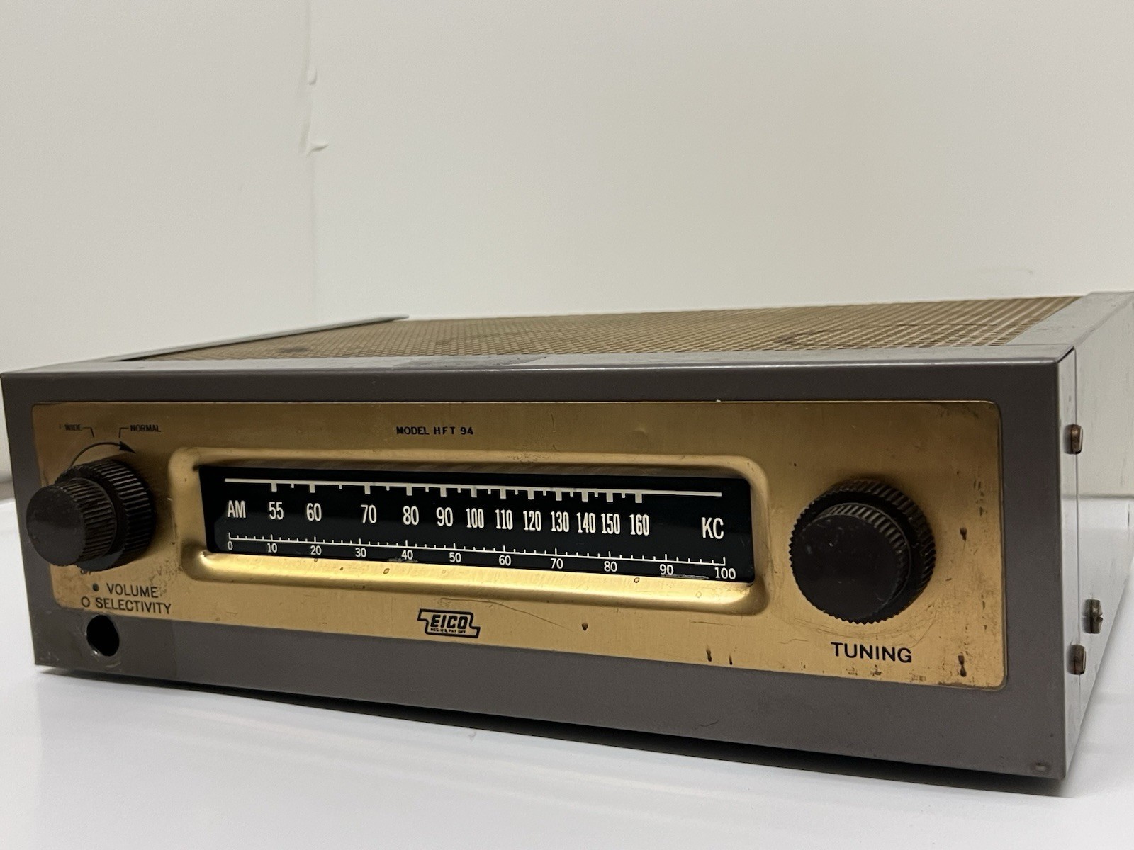 1959 Vintage EICO HFT-94 Tube Tuner - Untested