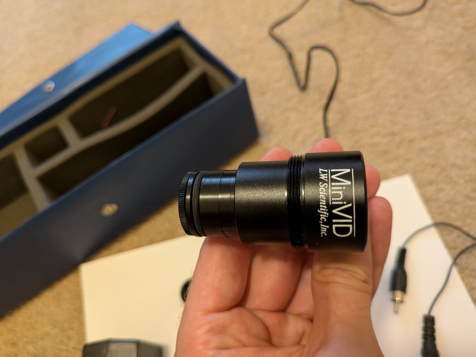 LW Scientific Minivid Microscope Camera Kit RCA Composite Video Out