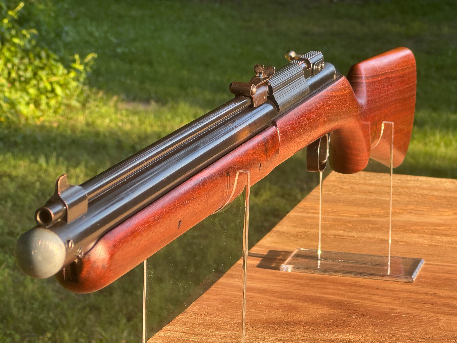 1950s Sheridan Blue Streak 20cal Air Rifle Walnut Stock, Shoots Hard