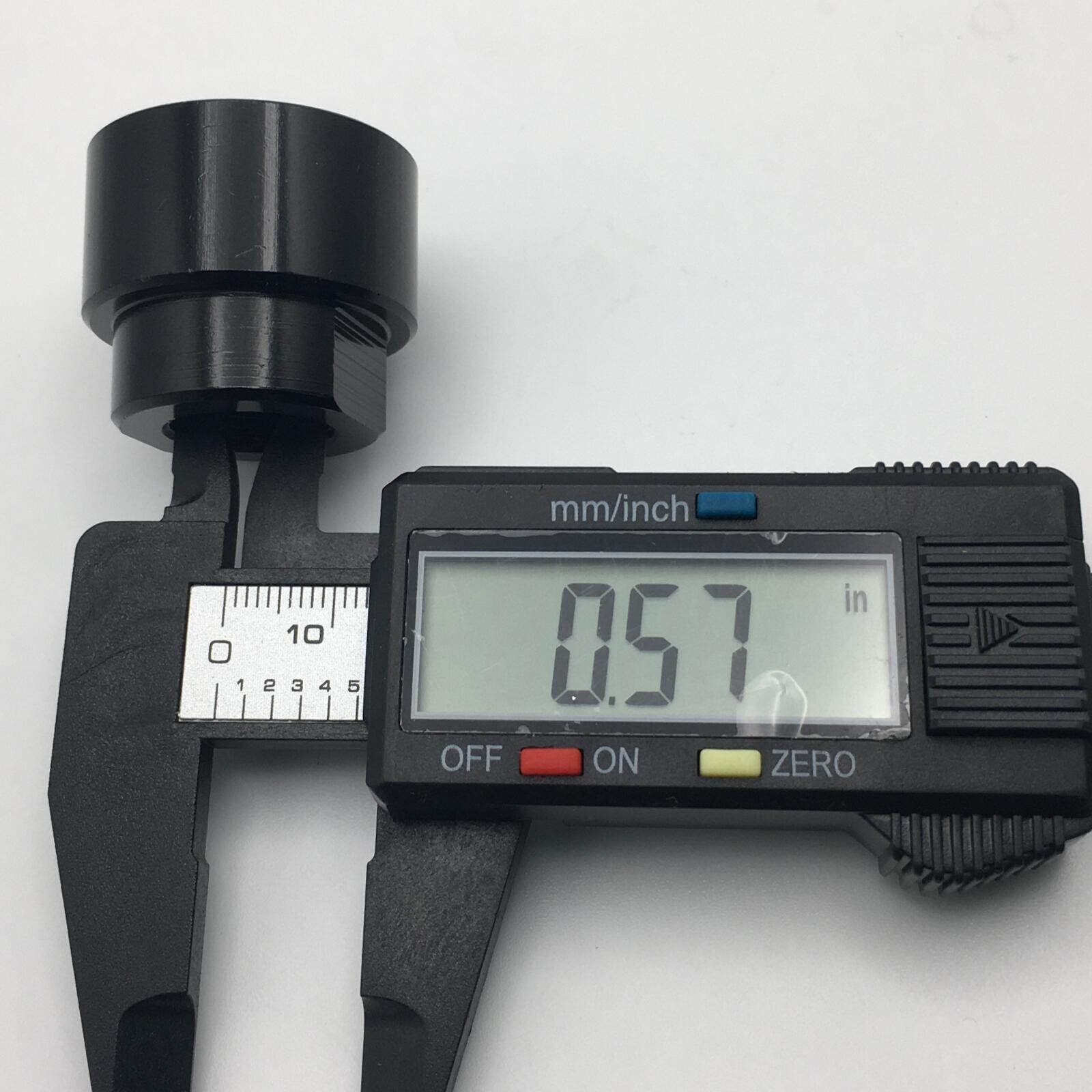 Cleaning Adapter 5/8''x24 TPI Thread Black Anodized Color Aluminum