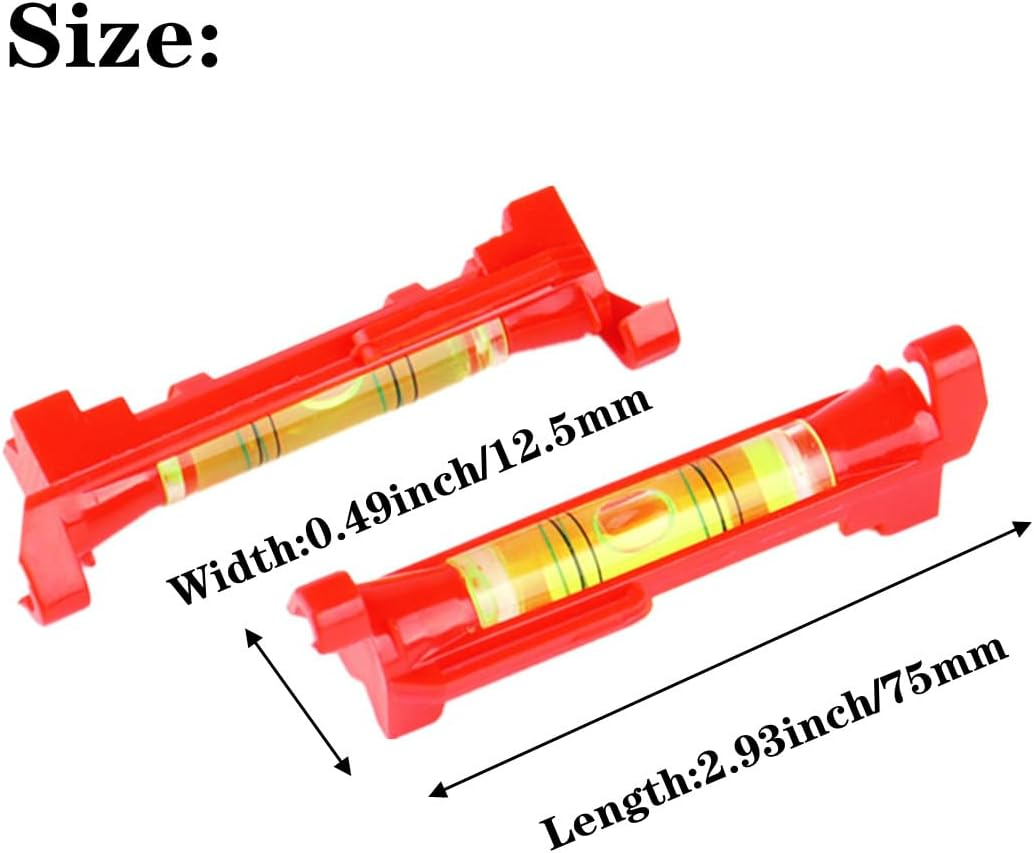 5Pcs String Line Level Hanging Line Bubble Levels for Measuring Building Trades,