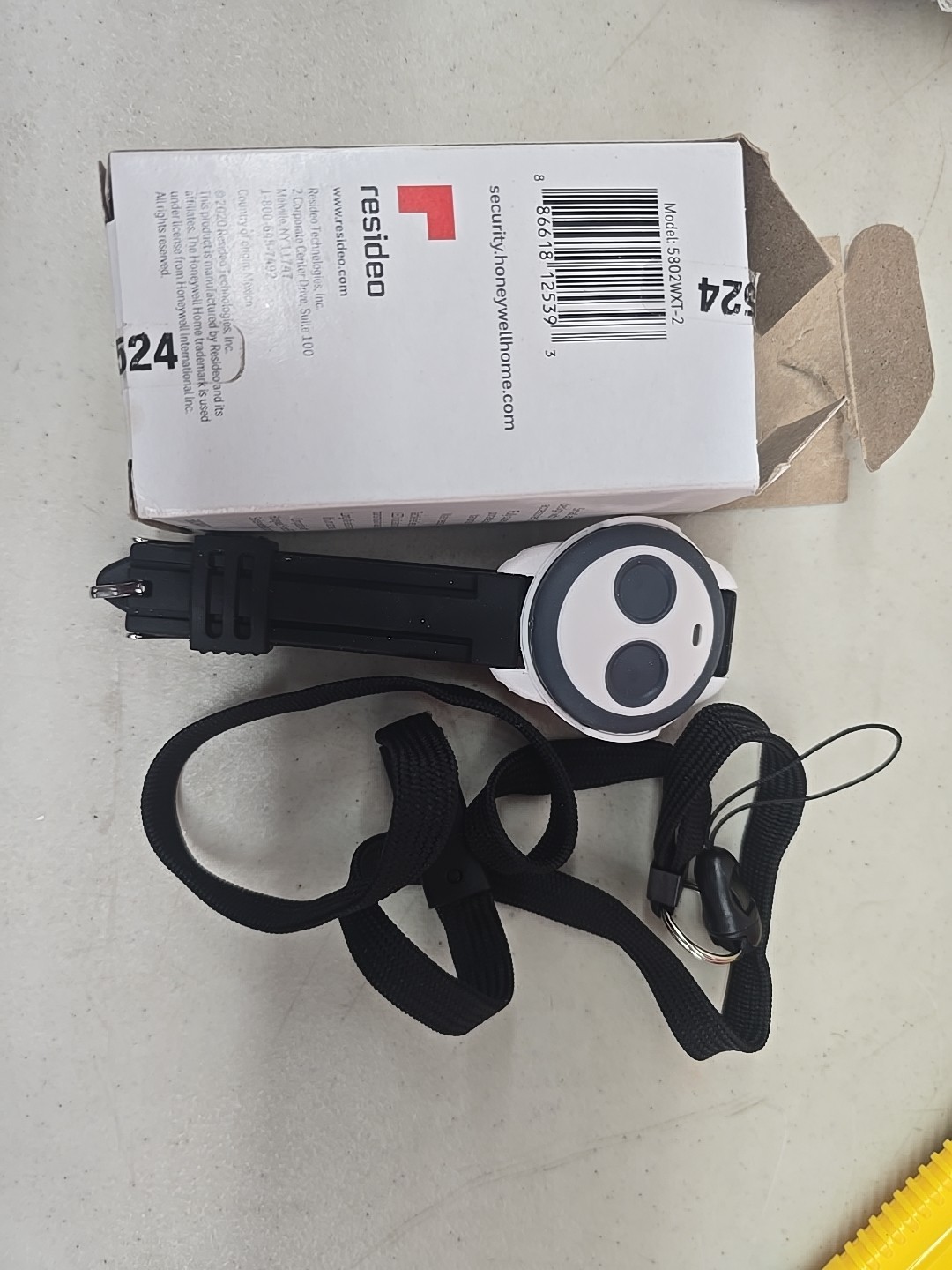 HONEYWELL 5802WXT-2 PERSONAL PANIC TRANSMITTER