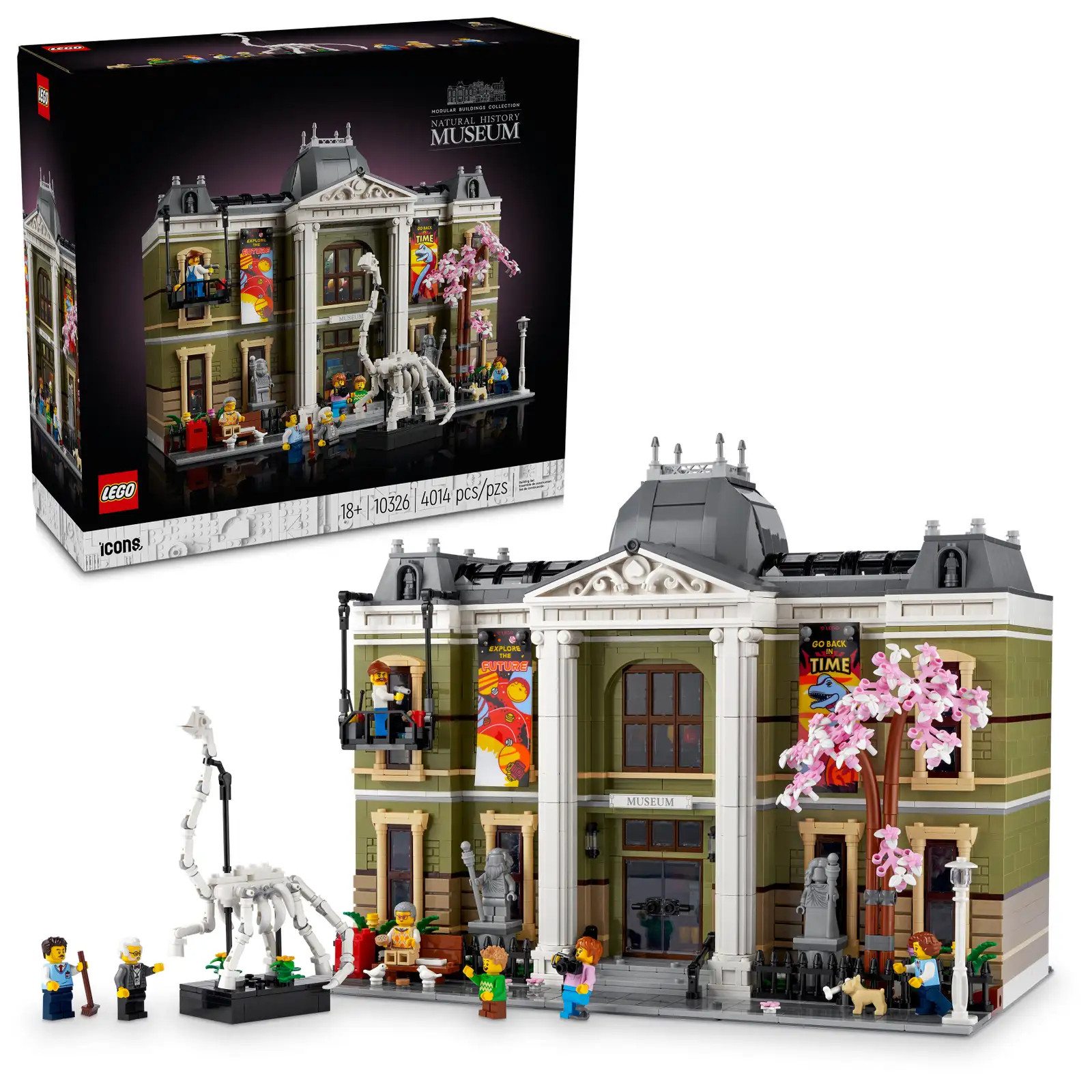 LEGO Icons Natural History Museum [10326], NEW SEALED BOX 4476 pcs